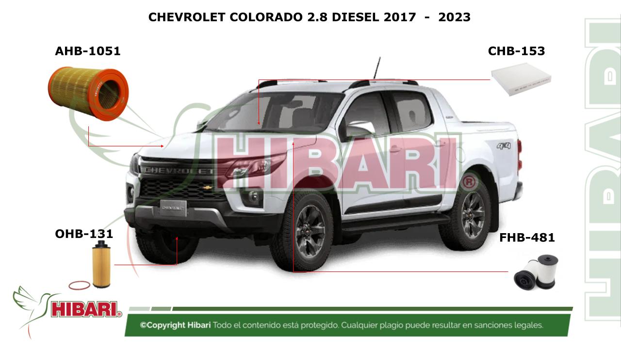 En este momento estás viendo CHEVROLET COLORADO 2.8 DIESEL 2017  –  2023